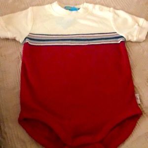 Onesie infant boys size 12-18 months cotton crotch snaps Gymboree short sleeves